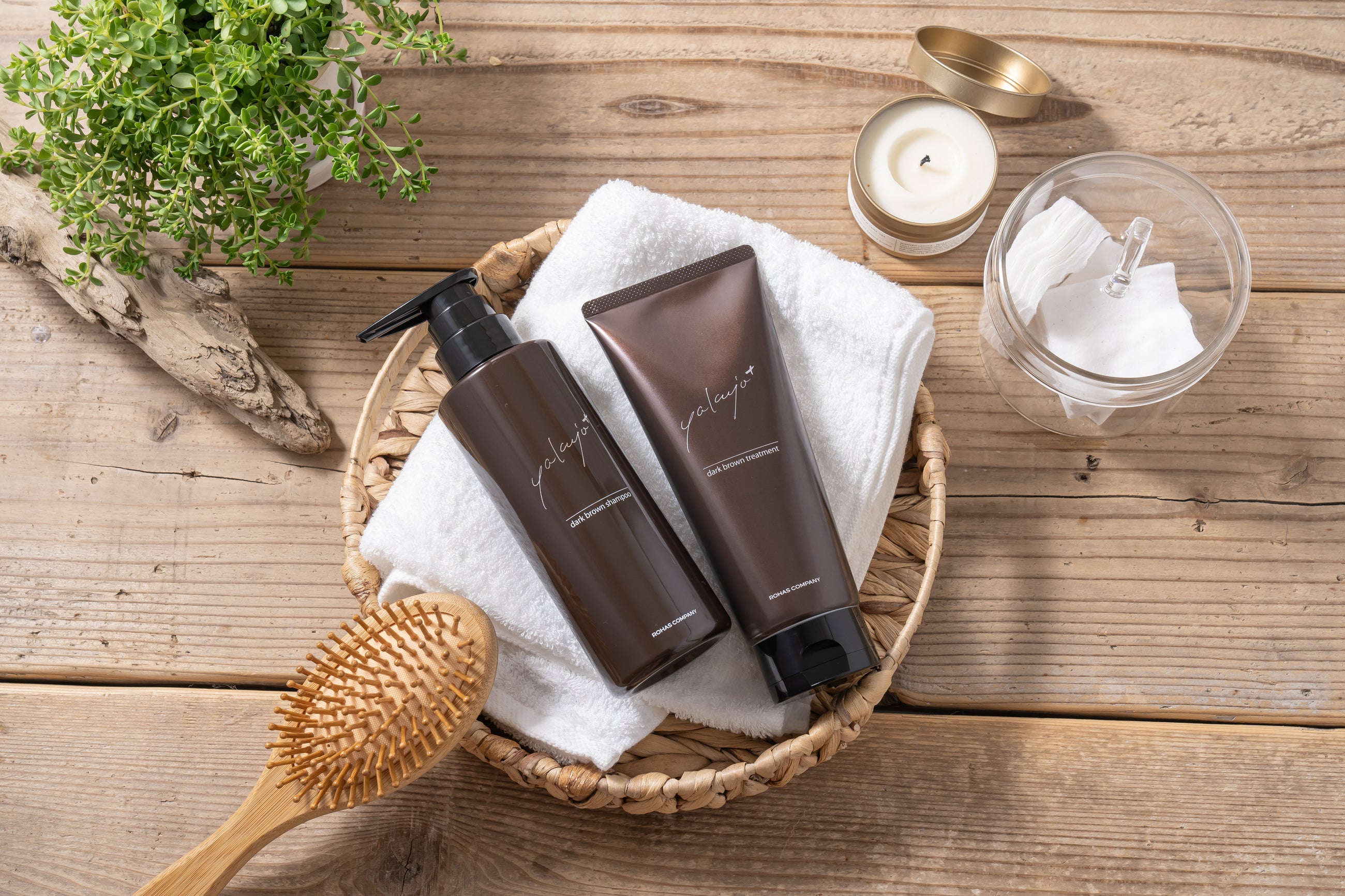 ヤクジョ+カラーケアトリートメントダークブラウン