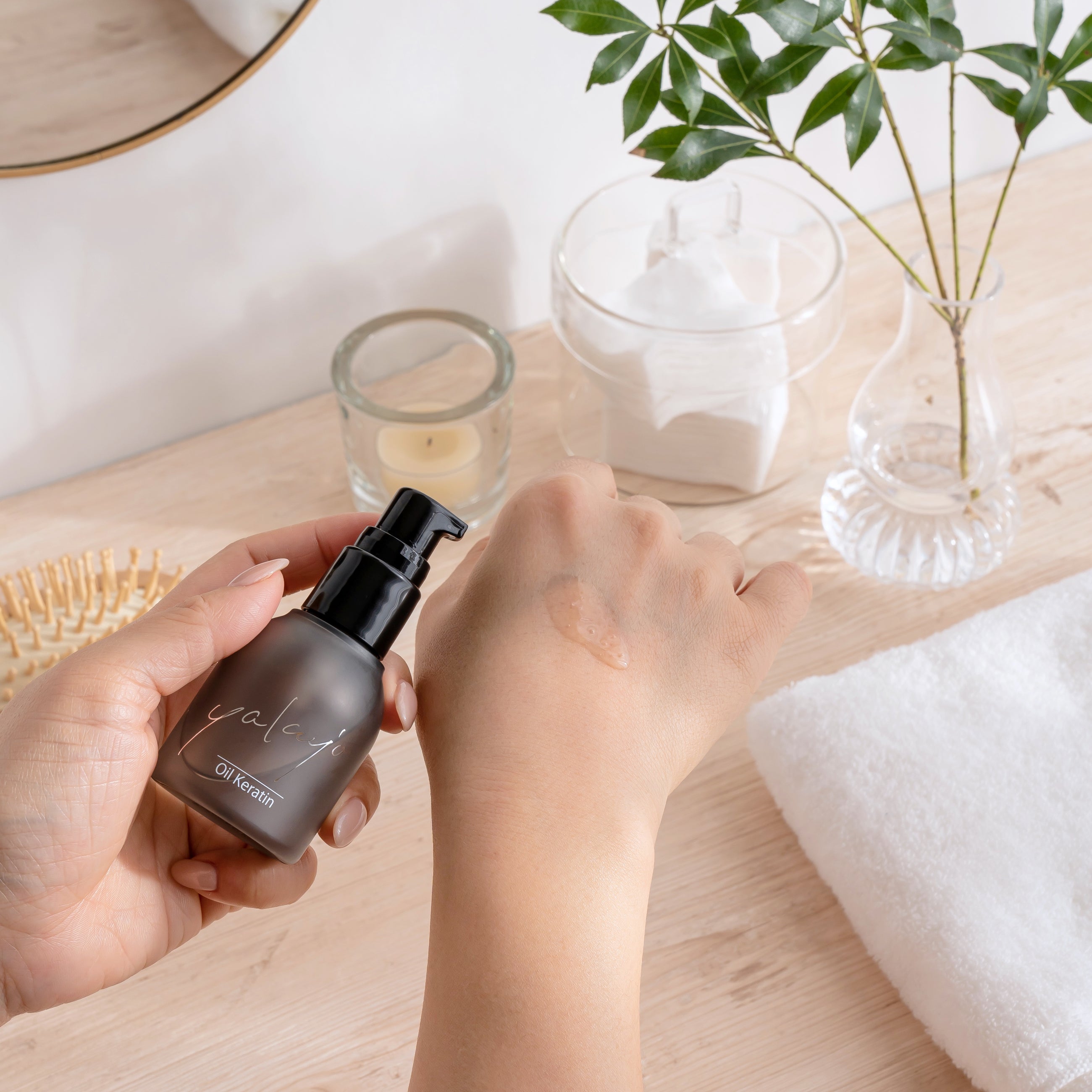 ヤクジョケラチンヘアオイル